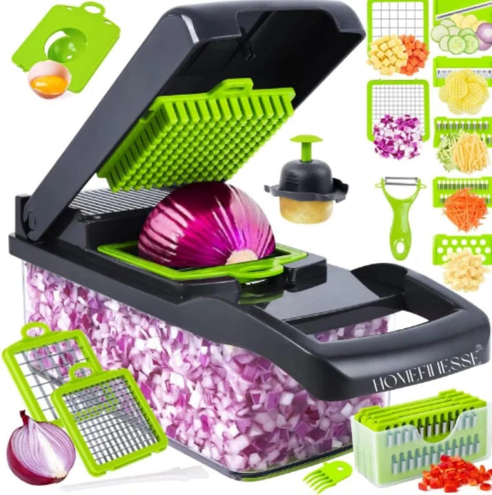 16in1 Multi veggie Chopper 5 stars Trustscore 4.9 | 5,500+ reviews